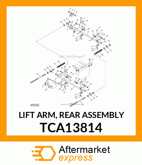 LIFT ARM, REAR ASSEMBLY TCA13814
