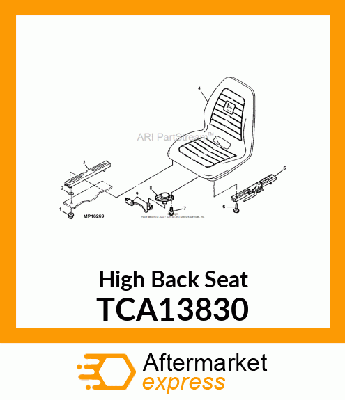 SEAT, ASSY POSTR TCA13830