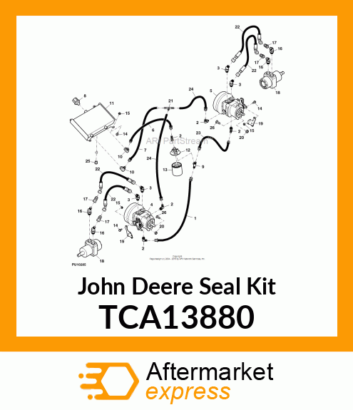 KIT, SEAL, OVERHAUL MID TCA13880