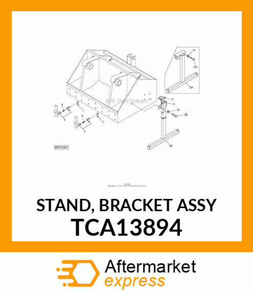 STAND, BRACKET ASSY TCA13894