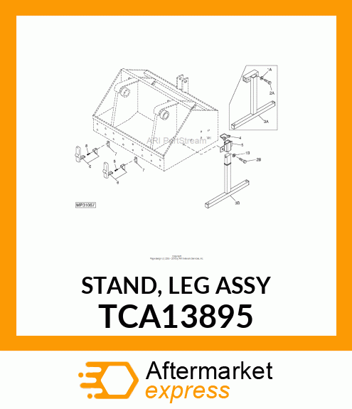 STAND, LEG ASSY TCA13895