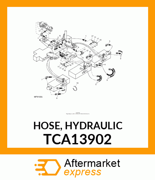 HOSE, HYDRAULIC TCA13902