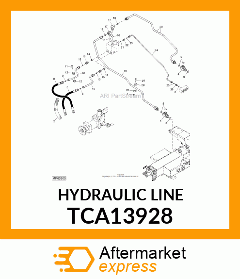 HYDRAULIC LINE TCA13928