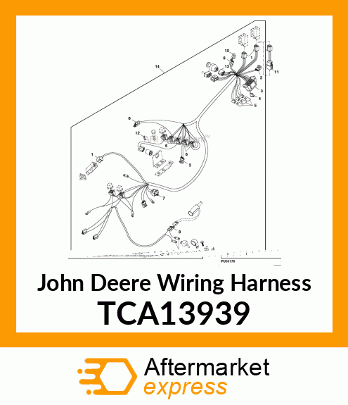 WIRING, HARNESS (AERCORE 800) TCA13939