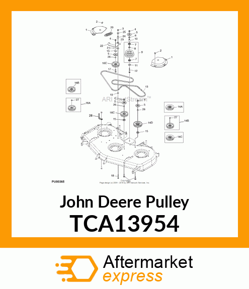 JACKSHEAVE, 60" ASSEMBLY TCA13954