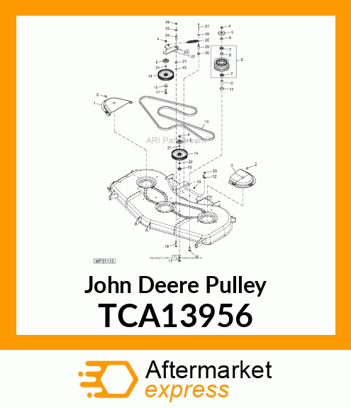 JACKSHEAVE, 72" ASSEMBLY TCA13956