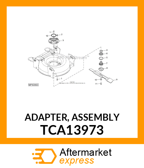 ADAPTER, ASSEMBLY TCA13973