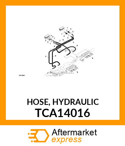 HOSE, HYDRAULIC TCA14016