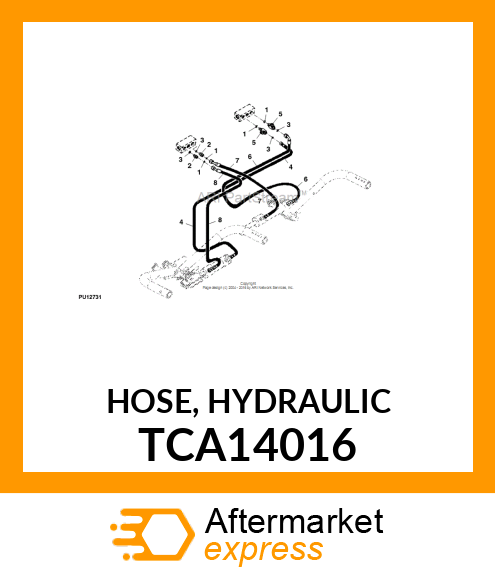 HOSE, HYDRAULIC TCA14016