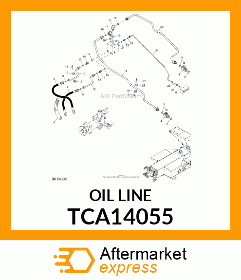 HYDRAULIC LINE TCA14055