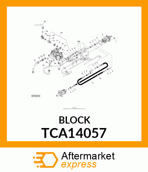 Oil Line - LINE, INTERNAL OIL TCA14057