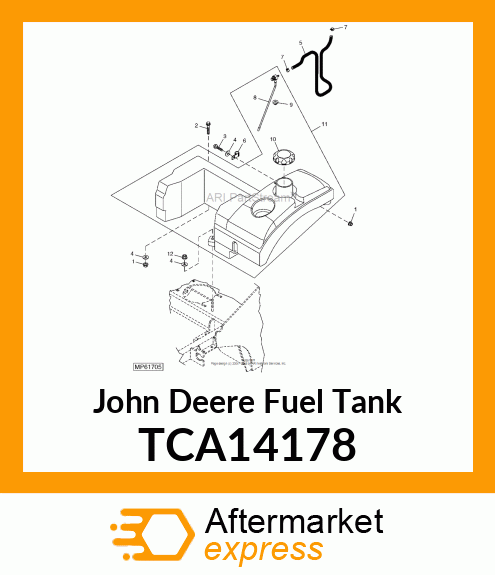 TANK, FUEL ASSEMBLY TCA14178