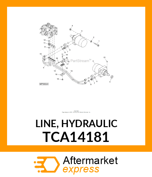 LINE, HYDRAULIC TCA14181