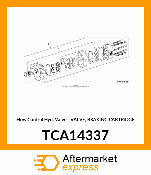 Flow Control Hyd. Valve TCA14337