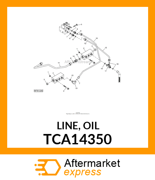 LINE, OIL TCA14350