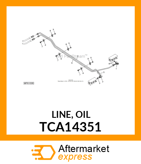 LINE, OIL TCA14351