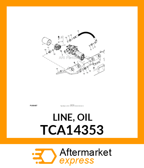 LINE, OIL TCA14353