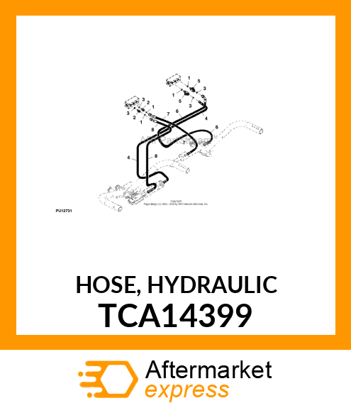 HOSE, HYDRAULIC TCA14399