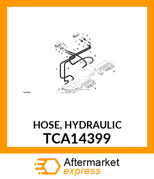 HOSE, HYDRAULIC TCA14399