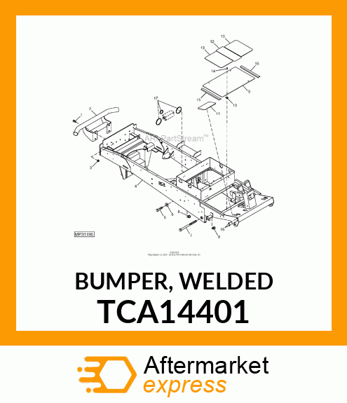 BUMPER, WELDED TCA14401