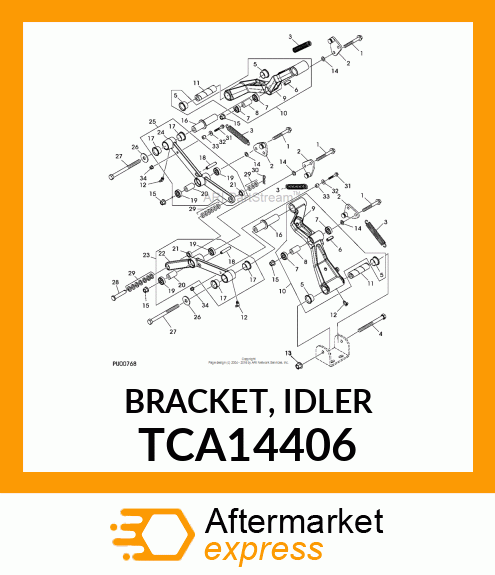 BRACKET, IDLER TCA14406