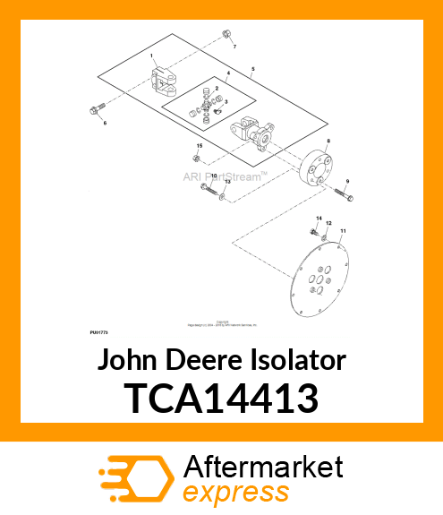 ISOLATOR, DRIVESHAFT TCA14413