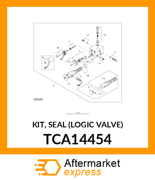 KIT, SEAL (LOGIC VALVE) TCA14454