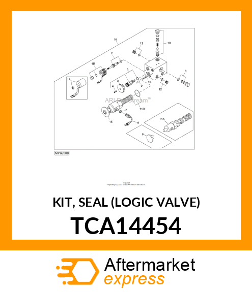 KIT, SEAL (LOGIC VALVE) TCA14454