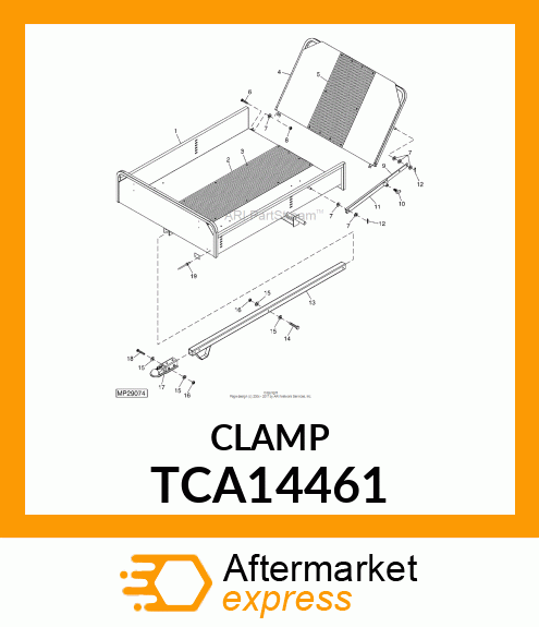 COUPLING, HITCH, 1 TCA14461