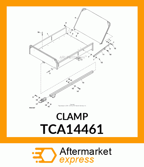 COUPLING, HITCH, 1 TCA14461