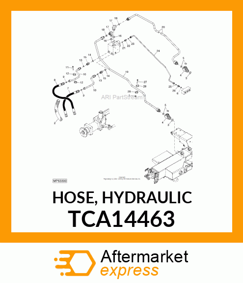 HOSE, HYDRAULIC TCA14463