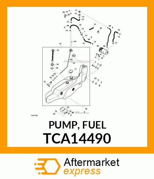 PUMP, FUEL TCA14490