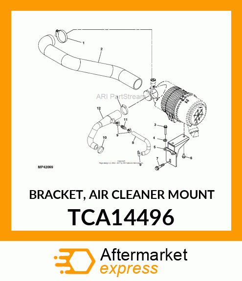 BRACKET, AIR CLEANER MOUNT TCA14496