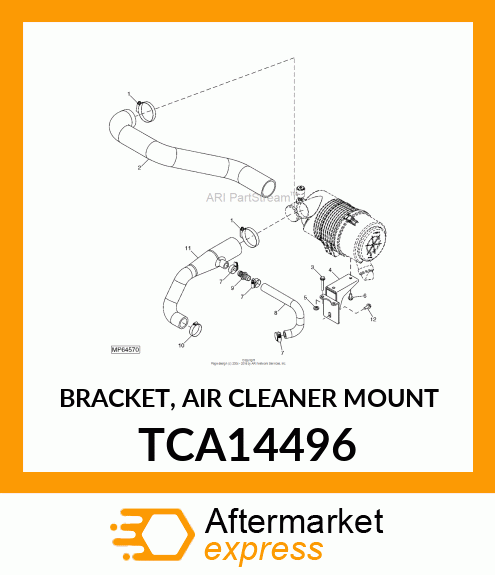 BRACKET, AIR CLEANER MOUNT TCA14496