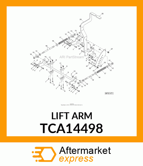 LIFT ARM TCA14498