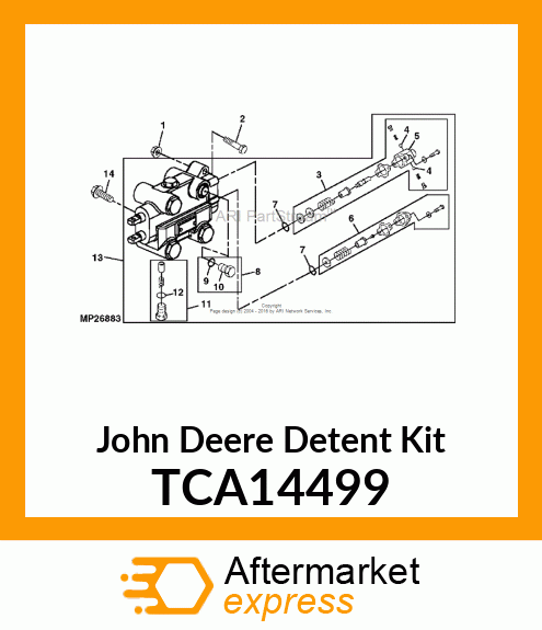 KIT, DETENT TCA14499