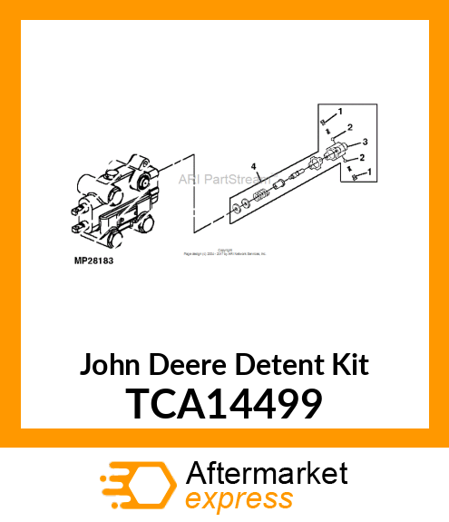 KIT, DETENT TCA14499