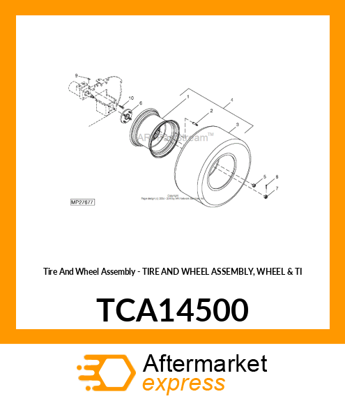 Tire And Wheel Assembly TCA14500