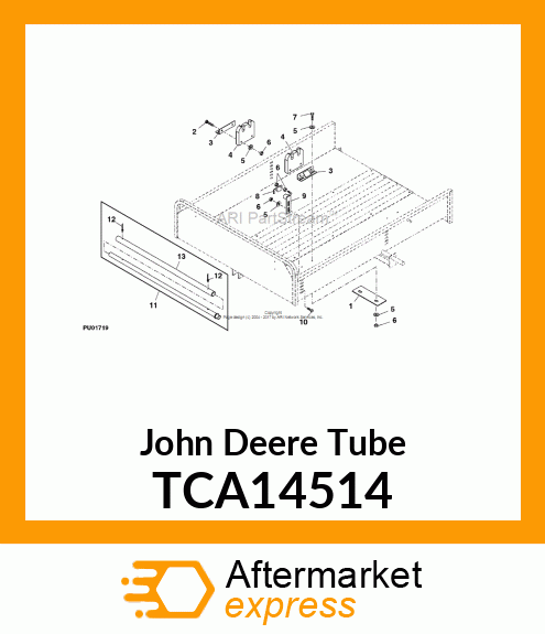 TUBE ASSY, TIE DOWN (COMPLETE) TCA14514