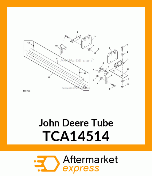 TUBE ASSY, TIE DOWN (COMPLETE) TCA14514