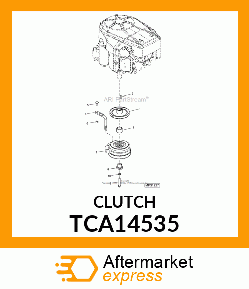 CLUTCH TCA14535