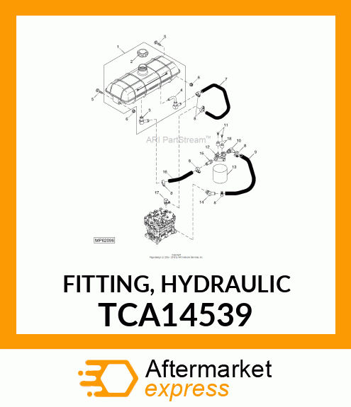 FITTING, HYDRAULIC TCA14539