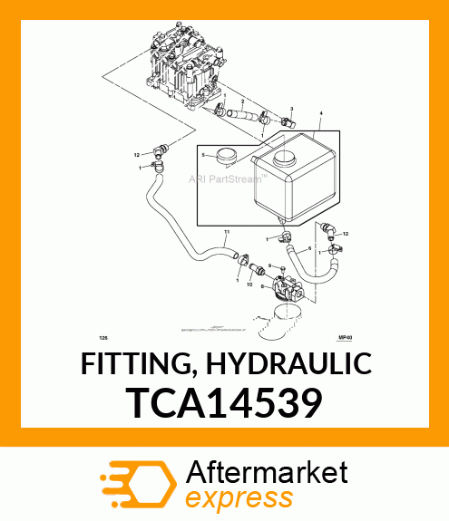 FITTING, HYDRAULIC TCA14539