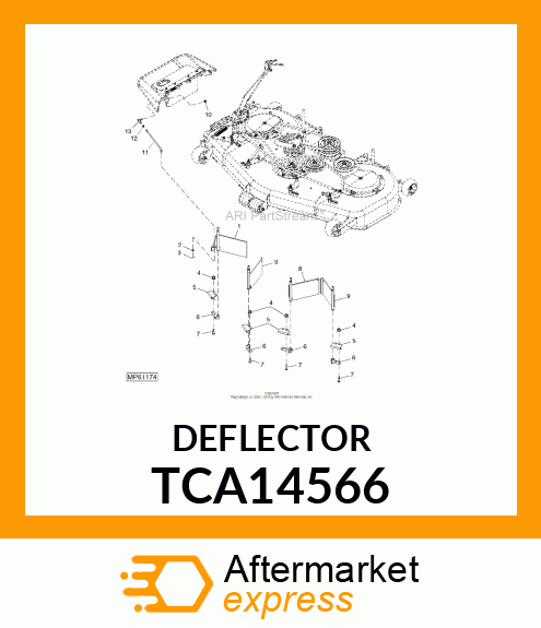 BAFFLE, "C" TCA14566