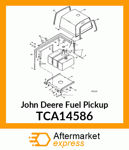 PICKUP, FUEL W/SCREEN TCA14586