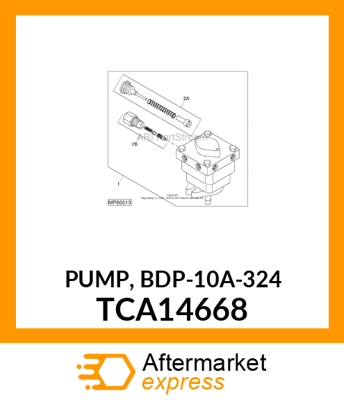 PUMP, BDP TCA14668