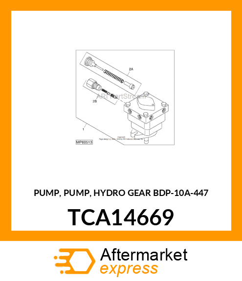 Pump TCA14669