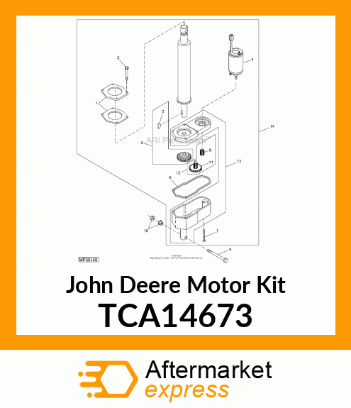 KIT, MOTOR REPLACEMENT TCA14673