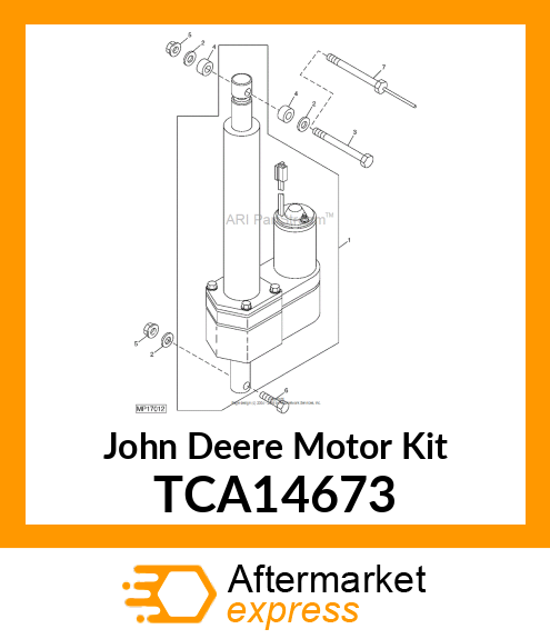 KIT, MOTOR REPLACEMENT TCA14673