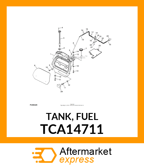 TANK, FUEL TCA14711